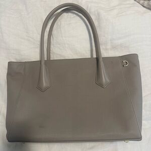 Dagne Dover Signature Leather Tote